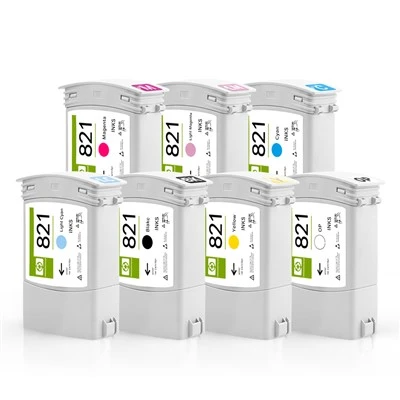 HP 821 400 ML Cartucce di inchiostro in lattice riciclate